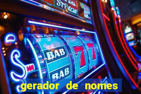 gerador de nomes para jogos